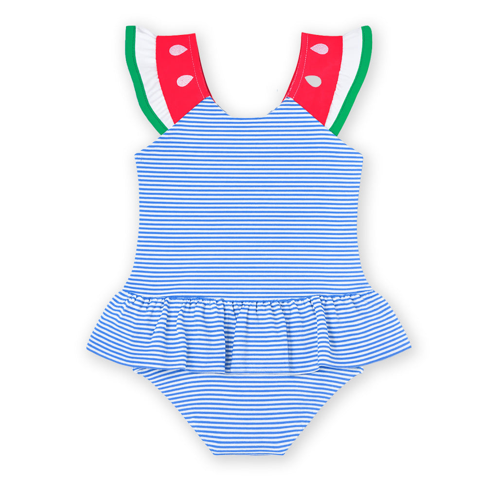 Gingham Puff Sleeve Bikini