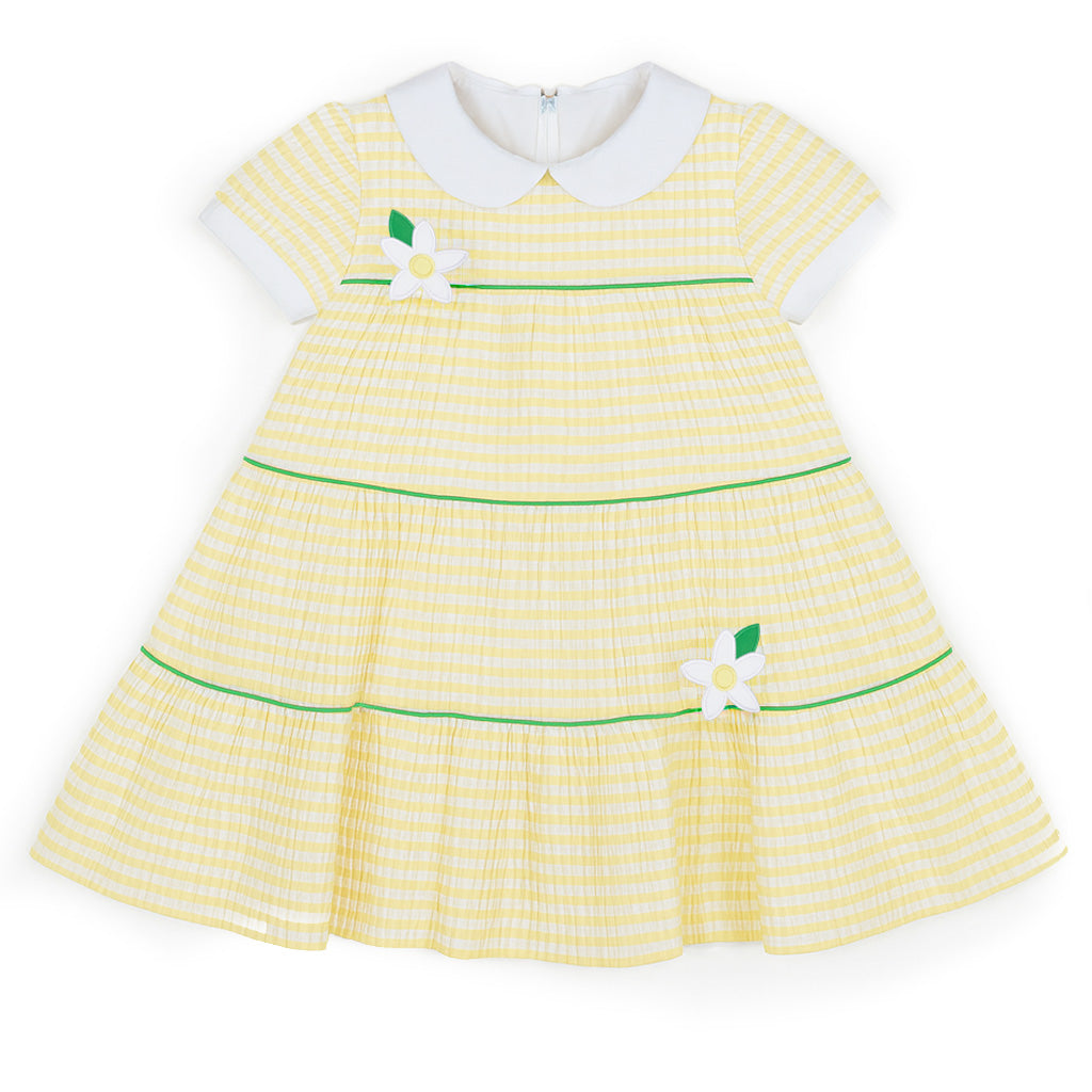 Stripe Dress With Flowers