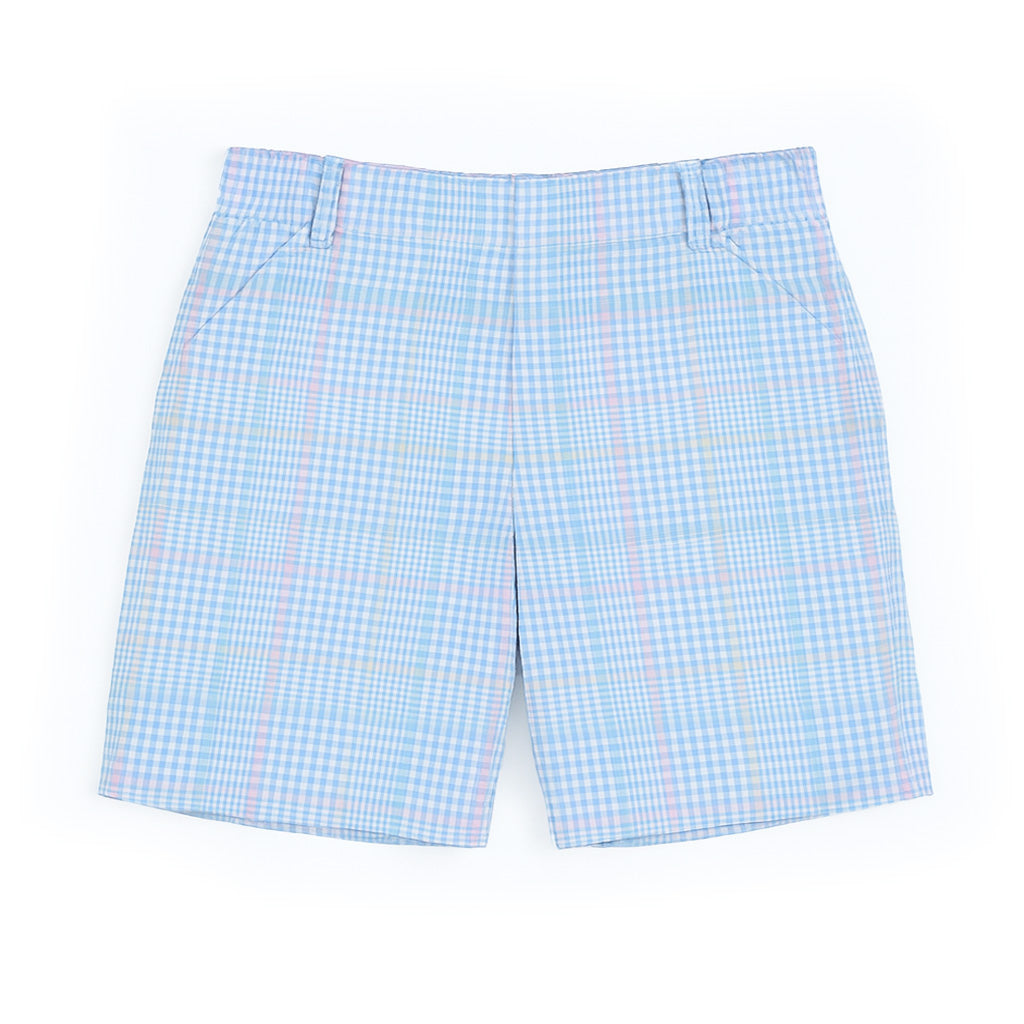 Plaid Seersucker Short