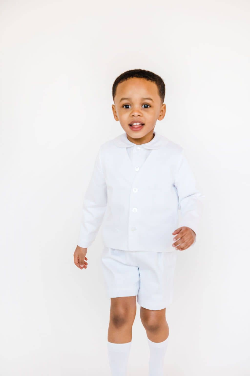White Pique Eton Suit - Florence Eiseman (475436351511)