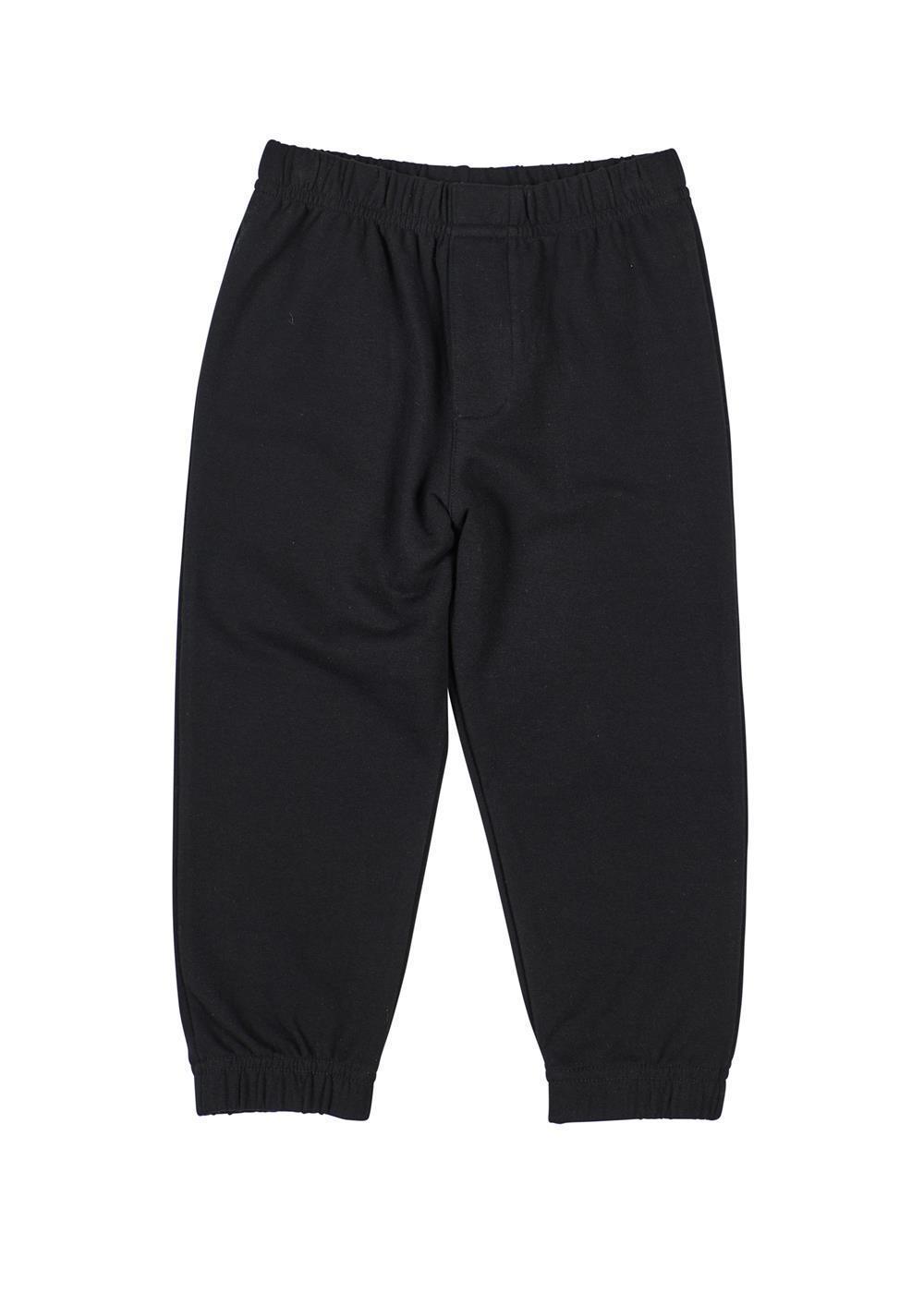 Boys Joggers in Black French Terry