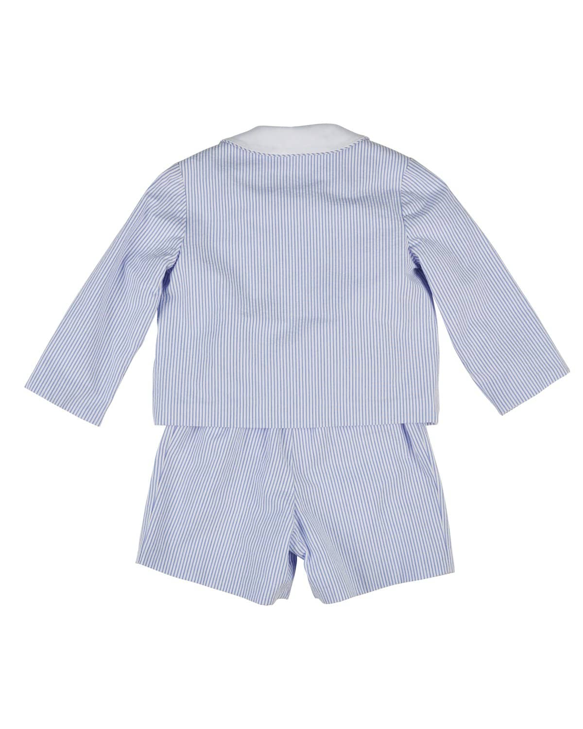 Stripe Seersucker Eton Suit - Florence Eiseman